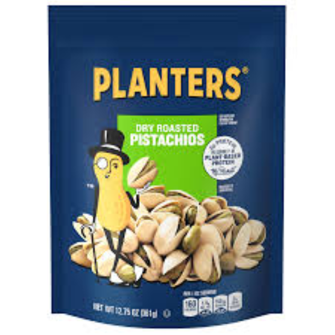 PLANTERS DRY ROASTED PISTACHIOS 361G
